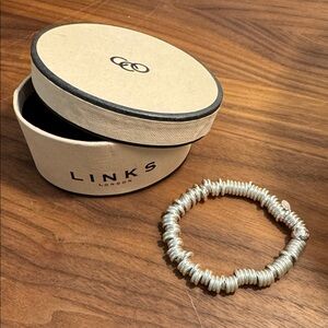 Heavy Links of London “Sweetie” Sterling Silver 925 stretch Bracelet